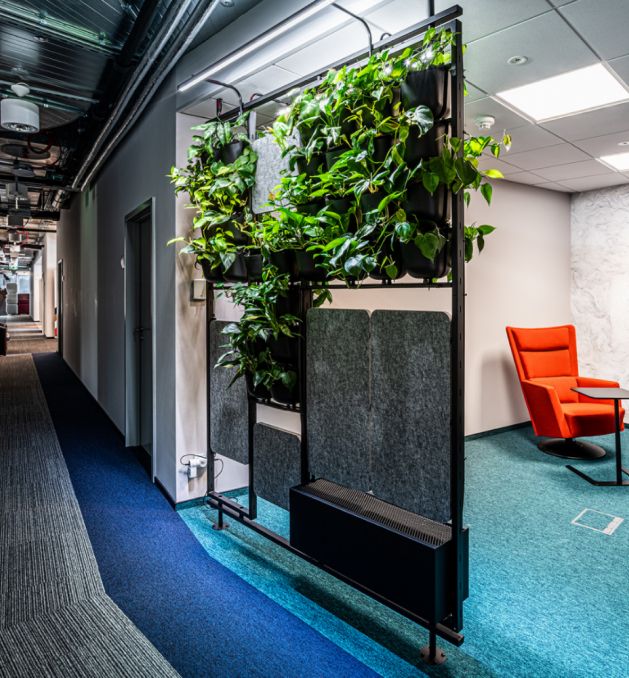 meble z roślinnością